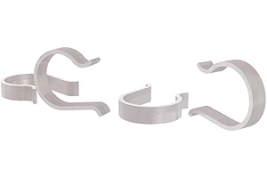 NOZZLEBOSS 6er Pool Clip, Halteklamer für Poolabdeckung 40-44mm (Weiss)