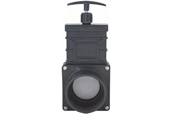 AquaForte X-Clear Vanne à tiroir avantageuse, Ø 40 mm, idéale pour Les Basses Pressions, Gris