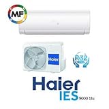 Raffr: (A+++) - Risc:(A++) Aire acondicionado Inverter Haier IES 9000 btu R-32 A+++ AS25S2SF2FA Wi-Fi opcional