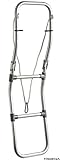 Badeleiter für Schlauchboote Mareteam Schlauchbootleiter Badeleiter klappbar mit Leine 115 cm Lang incl. Knotentafel
