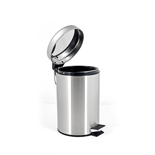 bremermann® Treteimer, mit Absenk-Automatik, Anti-Fingerabdruck, 3 L, matt, 6809 - 4
