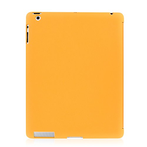 Khomo iPad 2, iPad 3, iPad 4 Retina Hülle Case Orangenes Gehäuse mit doppelten Schutz ultra dünn und leicht, Smart Cover – Dual Orange - 7