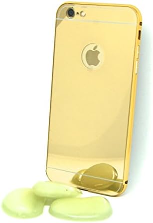 Mirror Bumper iPhone Case Mirrored Soft Case Mobile Phone Case Cover For Iphone 6/6S Plus Mirror, Black Ground gilt-edged 3D Bling Mobile Phone Case Bumper ULTRA SLIM Mirrored Cover Hard Back Thin Case Back Cover Phone Case for Apple Worlddig Ital