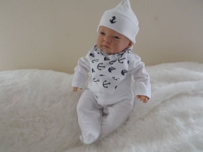 J. SAILOR BCLS BOY Childs 1st Reborn Newborn Weighted Doll Fake Toy Baby Girls Childs Birthday Christmas Gift UK Seller made by Saxon Reborns