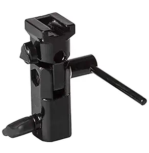 HIFFIN S1 Umbrella Bracket Heavy Duty Flash Light Stand Umbrella Holder B Bracket Speedlite Holder (CNC Aluminium) in Black Color