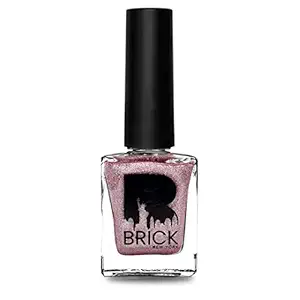 Brick New York Nail Polish | Moonlit Mauve | Long Lasting Sugar Nail Paint for Women | Glossy Finish 9 ml