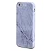 Malloom Special 2016 New Marble Texture Print Cover Case Skin,Free Delivery (iPhone 5s, White)