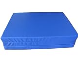 Weichbodenmatte Klappmatte 3 x klappbar Blau, Rot, Gelb - 