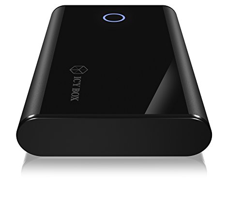 Icy Box IB-373U3 Externes Festplattengehäuse für 3,5″ (8,9 cm) SATA HDD, USB 3.0 Anschluss (UASP), SATA III, An-/Ausschalter, schwarz - 3