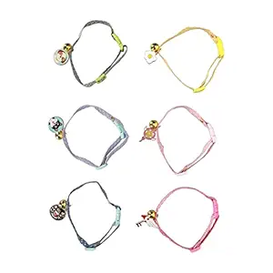 Dog Collar, Breathable Adjustable Lightweight Pet Collar with Quick Release Buckle and Bell for Weddings and Parties