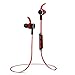 Produktbild Alitoo Kopfhörer In Ear Bluetooth Stereo Ohrhörer Sport Wireless Headset Magnetisches Eingebautes Mikrophon Noise Canacelling CVC 6.0 Earphone für iPad,Android,Smartphone,Tablets(Rot)