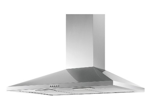 spécification termikel Torino 90 Hotte murale/90 cm/boutons/Acier inoxydable