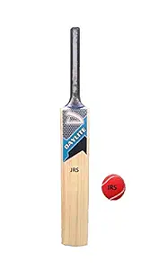 JRS AVS Tennis Cricket bat with Free Ball (Multibrand Sticker) 8-12 Years Boys,Multicolor,wood