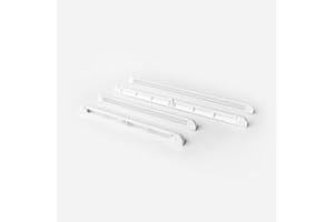 AOE PERFORMANCE Pack of 4 400mm White Trickle Vent uPVC Double Glazing Window Reduces Condensation