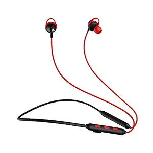boAt Rockerz 245v2 Wireless Bluetooth V5.0, 8 Hours Playback Time, IPX5 Sweat and Water Resistance, in-Built mic and Voice Assistant(Raging Red), One Size