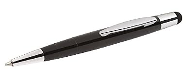 Wedo 26115001 Mini stylet tactile avec stylo bille Noir