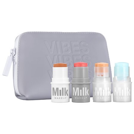 MILK MAKEUP Vibes Vibes Vibes Makeup Set with Clooling Water, Blur, Bronzer and Lip + Cheek