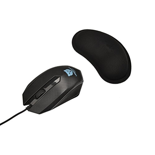 LEDMOMO Rest Handgelenkstütze Maus und Keyboard Wrist Rest mit Memory-Schaum, ergonomische Kissen Handgelenkstütze zum Arbeiten und spielen - 2