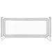 Produktbild MLX Extra langer grauer Gitterrost, tragbare Kinderleitplanke, Seitengitter for Kindersicherheit, höhenverstellbarer Zaun 75~90 cm, Kindersicherheitsbett (Size : 70in(180cm))