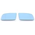 Fit For BMW E60 E61 E63 E64 RH+LH Mirror Glass Heated Aspheric Anti Blind Spot