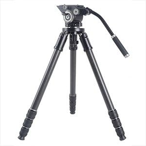Gizomos G-3806C Carbon Fiber Video Tripod System