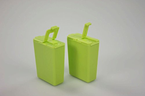 TUPPERWARE To Go Würzling (2) 25ml grün C72 Salzstreuer Pfeffer/Salz Streuer - 4