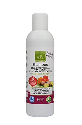 Shampoo Bio Coadiuvante nella prevenzione caduta Capelli con Aloe Vera Biologica
