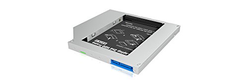 ICY BOX IB-AC649a Notebookadapter fuer 6,35 cm 2,5 zoll HDD/SSD mit 5-9,5 mm Bauhoehe in einem 9-9,5 mm DVD-Schacht - 3