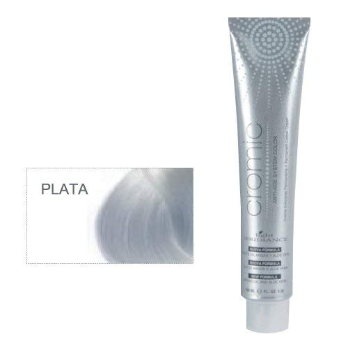 Light Irridiance Cromic Plata corrector 100mL - Tinte crema colorante permanente para el cabello | Anti-age System Color | Aceite de Argán y Aloe Vera | Intensifiers