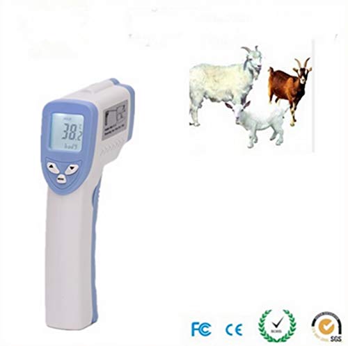 Preisvergleich Produktbild ZUZU Digital Pet Thermometer Berührungsloses Infrarot-Veterinär-Thermometer für Hunde Katzen Pferde Hund Thermometer
