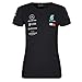 Produktbild Official Formula One Merchandise | Damen | Offizielle Mercedes-AMG Petronas Motorsport 2019 F1TM | Team T-Shirt | Schwarz | Baumwolle und Elestan | Größe: XS