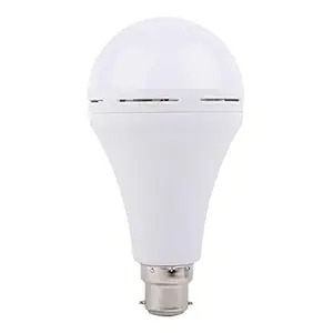 Urban king B22 9-Watts Foxsun Inverter Rechargeable Base LED Ceramic White Emergency Bulb with Up to 4-5 Hours Back Up, Pack of 1