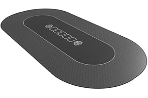 Bullets Playing Cards | Tapis de Poker Noir Classique Design180x90cm | Surface Lisse Antidérapante, Qualité Classique, Lavable & Hydrofuge