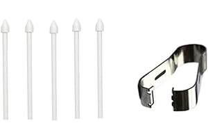 CUFEREDU S Pen Spitzen für Samsung Galaxy Tab S9 / Tab S9+ S9 Plus/Tab S9 Ultra/Tab S9 FE Tablette Touchscreen Stylus S Stiftspitzen mit Werkzeug Ersatzspitzen 5 White