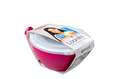 Rosti Mepal 105810072400 Loomm Schüssel Polypropylen/Keramik rosa 21,5 x 17,2 x 9,8 cm