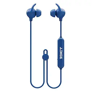 EDICT by Boat EWE01 in-Ear Wireless Earphone with Bluetooth V5.0, Engaging Sound, Secure-fit Lightweight Design, Dual Pairing, IPX5 Water & Sweat Resistance and Voice Assistant(Blue)