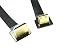 Produktbild FPV HDMI Kabel Mini HDMI männliche 90 Grad auf Standard HDMI full HDMI Mann 90 Grad für bürstenlose Kardanische Handgriff Kardanische Drohne dsrl Kardanische Multicopter Luftbild Fotografie schwarz 60CM