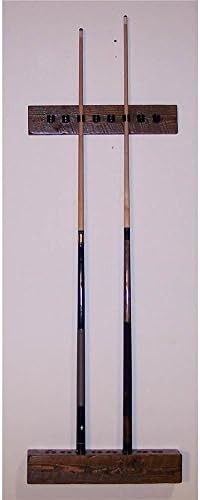 Barnwood 2-Pc Wall Cue Rack (Honey Pine)