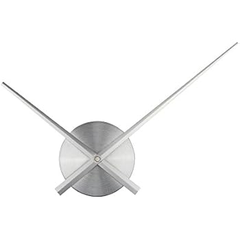 Lancette 'Orologio 3D, per Meccanismo di Movimento Dimensioni DIY, Ricambio Accessori da Parete, Nero