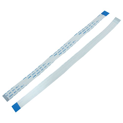 sourcingmap® 10 Stk 0,5mm Pitch 20 Pin AWM 20624 80C 60V VW-1 flexibel Flachkabel FFC 200mm - 2