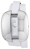 Calvin Klein Damen Analog Quarz Uhr mit Leder Armband K2E23120