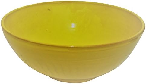 Amazing Cookware Terracotta 28cm deep Bowl, Yellow