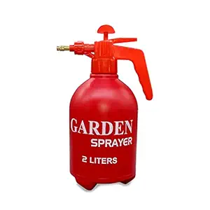 GreenBourne Garden Pump Pressure Sprayer / Lawn Sprinkler / Water Mister / Spray Bottle for Herbicides, Pesticides, Fertilizers, Plants 2 Liter