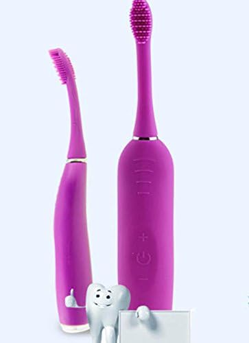 Children'S Electric Toothbrush Adult Silicone Nano Ultrasonic Gear Teeth Electric Toothbrush Body Wash Portable