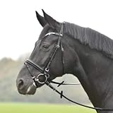 trense wb oder vb Ausführung: schwarz/silber-Strass