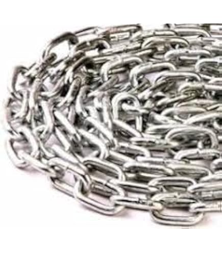 YAYODS 8 Metres Stainless Steel Chain, 3mm Heavy Duty Chain, Galvanized - View #2