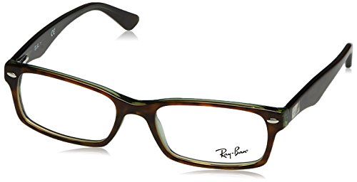 Ray-Ban Men's 0RX 5206 2445 54 Optical Frames, Havana