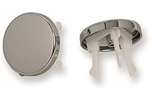 Acquastilla 116794 Enjoliveur chromé pour trop-plein de lavabo