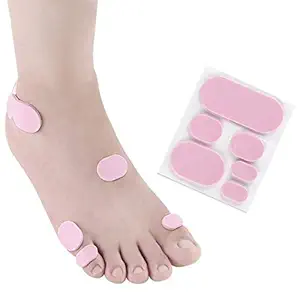 Digital Shoppy Foot Anti-Wear Latex Patch Pain Relief Wear-Resistant Feet Sticker Toe Invisible Anti-Wear Sticker - Pack Of - 5