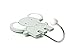 Grey Elephant Single Wooden Wall Hook Coat Hook for Girls or Boys Nursery or Bedroom